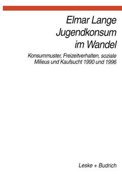 Cover of the book Jugendkonsum im Wandel