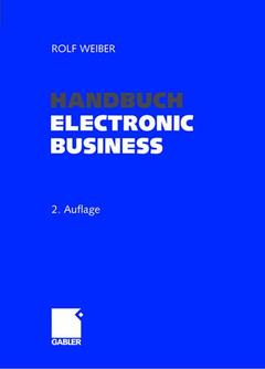 Couverture de l’ouvrage Handbuch Electronic Business