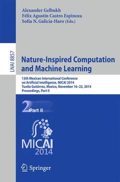 Couverture de l’ouvrage Nature-Inspired Computation and Machine Learning