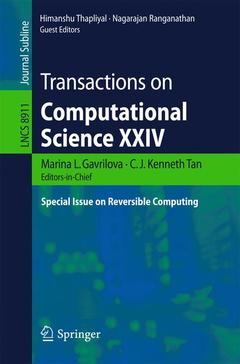 Couverture de l’ouvrage Transactions on Computational Science XXIV