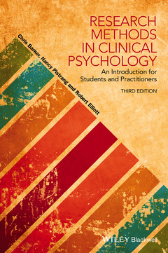 Couverture de l’ouvrage Research Methods in Clinical Psychology