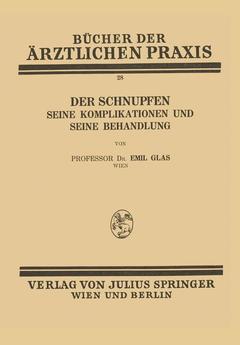 Couverture de l’ouvrage Der Schnupfen