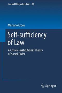 Couverture de l’ouvrage Self-sufficiency of Law