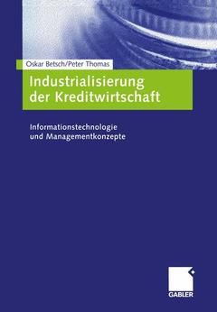 Couverture de l’ouvrage Industrialisierung der Kreditwirtschaft