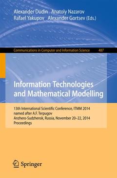 Couverture de l’ouvrage Information Technologies and Mathematical Modelling