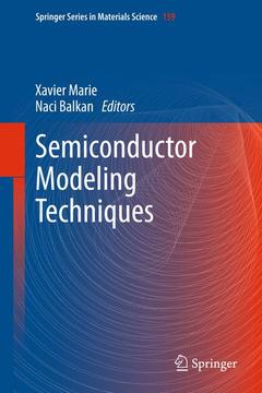 Couverture de l’ouvrage Semiconductor Modeling Techniques