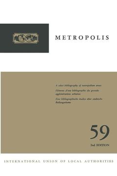 Couverture de l’ouvrage Metropolis