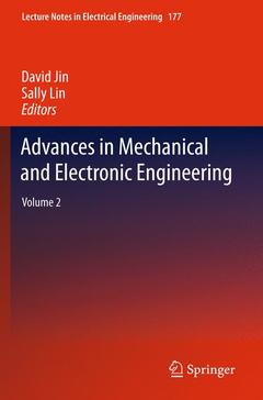 Couverture de l’ouvrage Advances in Mechanical and Electronic Engineering