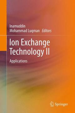Couverture de l’ouvrage Ion Exchange Technology II