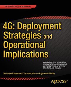 Couverture de l’ouvrage 4G: Deployment Strategies and Operational Implications