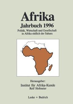 Couverture de l’ouvrage Afrika Jahrbuch 1996