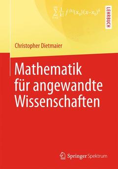 Couverture de l’ouvrage Mathematik für angewandte Wissenschaften