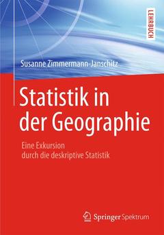 Couverture de l’ouvrage Statistik in der Geographie