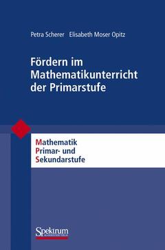 Couverture de l’ouvrage Fördern im Mathematikunterricht der Primarstufe