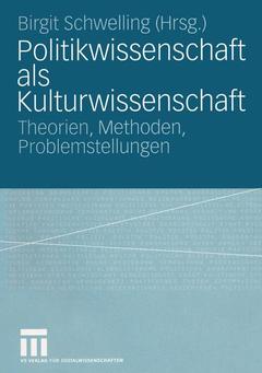 Cover of the book Politikwissenschaft als Kulturwissenschaft