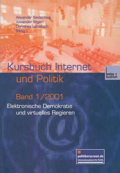 Couverture de l’ouvrage Elektronische Demokratie und virtuelles Regieren