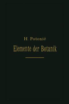 Couverture de l’ouvrage Elemente Der Botanik