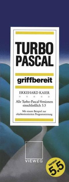 Couverture de l’ouvrage Turbo-Pascal griffbereit
