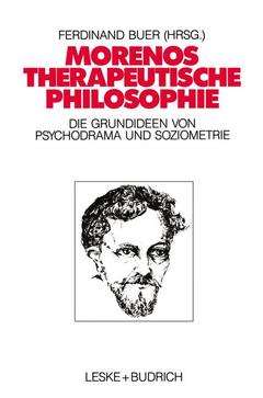 Couverture de l’ouvrage Morenos therapeutische Philosophie
