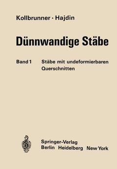 Couverture de l’ouvrage Stäbe mit undeformierbaren Querschnitten