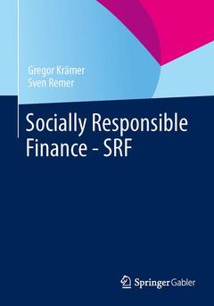 Couverture de l’ouvrage Socially Responsible Finance - SRF