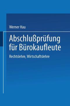 Couverture de l’ouvrage Abschlußprüfung für Bürokaufleute