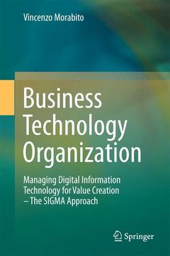 Couverture de l’ouvrage Business Technology Organization