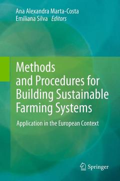 Couverture de l’ouvrage Methods and Procedures for Building Sustainable Farming Systems