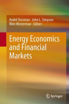 Couverture de l’ouvrage Energy Economics and Financial Markets