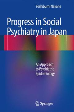 Cover of the book Progress in Social Psychiatry in Japan