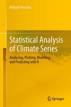 Couverture de l’ouvrage Statistical Analysis of Climate Series