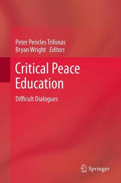 Couverture de l’ouvrage Critical Peace Education