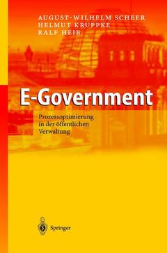 Couverture de l’ouvrage E-Government