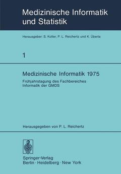 Couverture de l’ouvrage Medizinische Informatik 1975