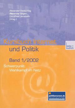 Couverture de l’ouvrage Schwerpunkt: Wahlkampf im Netz
