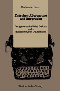 Couverture de l’ouvrage Zwischen Abgrenzung und Integration
