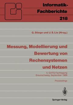 Couverture de l’ouvrage Messung, Modellierung und Bewertung von Rechensystemen und Netzen