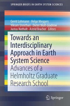 Couverture de l’ouvrage Towards an Interdisciplinary Approach in Earth System Science