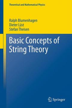 Couverture de l’ouvrage Basic Concepts of String Theory
