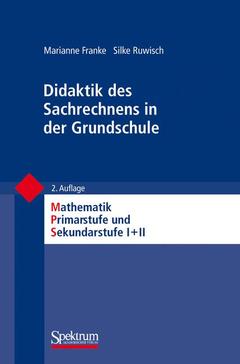 Couverture de l’ouvrage Didaktik des Sachrechnens in der Grundschule