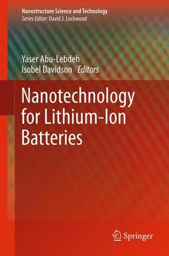 Couverture de l’ouvrage Nanotechnology for Lithium-Ion Batteries