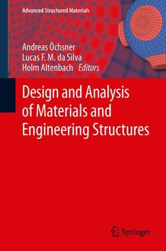 Cover of the book Design and Analysis of Materials and Engineering Structures