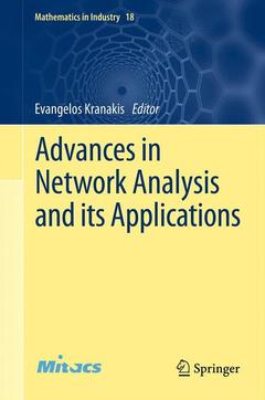 Couverture de l’ouvrage Advances in Network Analysis and its Applications