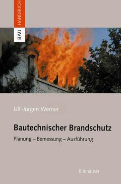 Couverture de l’ouvrage Bautechnischer Brandschutz