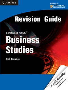 Couverture de l’ouvrage Cambridge IGCSE Business Studies Revision Guide
