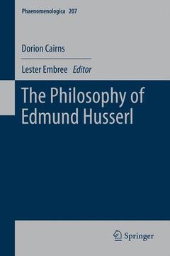 Couverture de l’ouvrage The Philosophy of Edmund Husserl