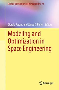 Couverture de l’ouvrage Modeling and Optimization in Space Engineering