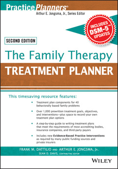 Cover of the book The Family Therapy Treatment Planner, with DSM-5 Updates, 2nd Edition