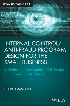 Cover of the book Internal Control/Anti-Fraud Program Design for the Small Business