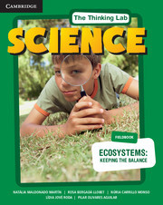 Couverture de l’ouvrage The Thinking Lab: Science Ecosystems: Keeping the Balance Fieldbook Pack (Fieldbook and Online Activities)
